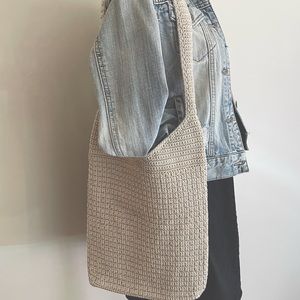 MA-DE crochet boho style shoulder bag